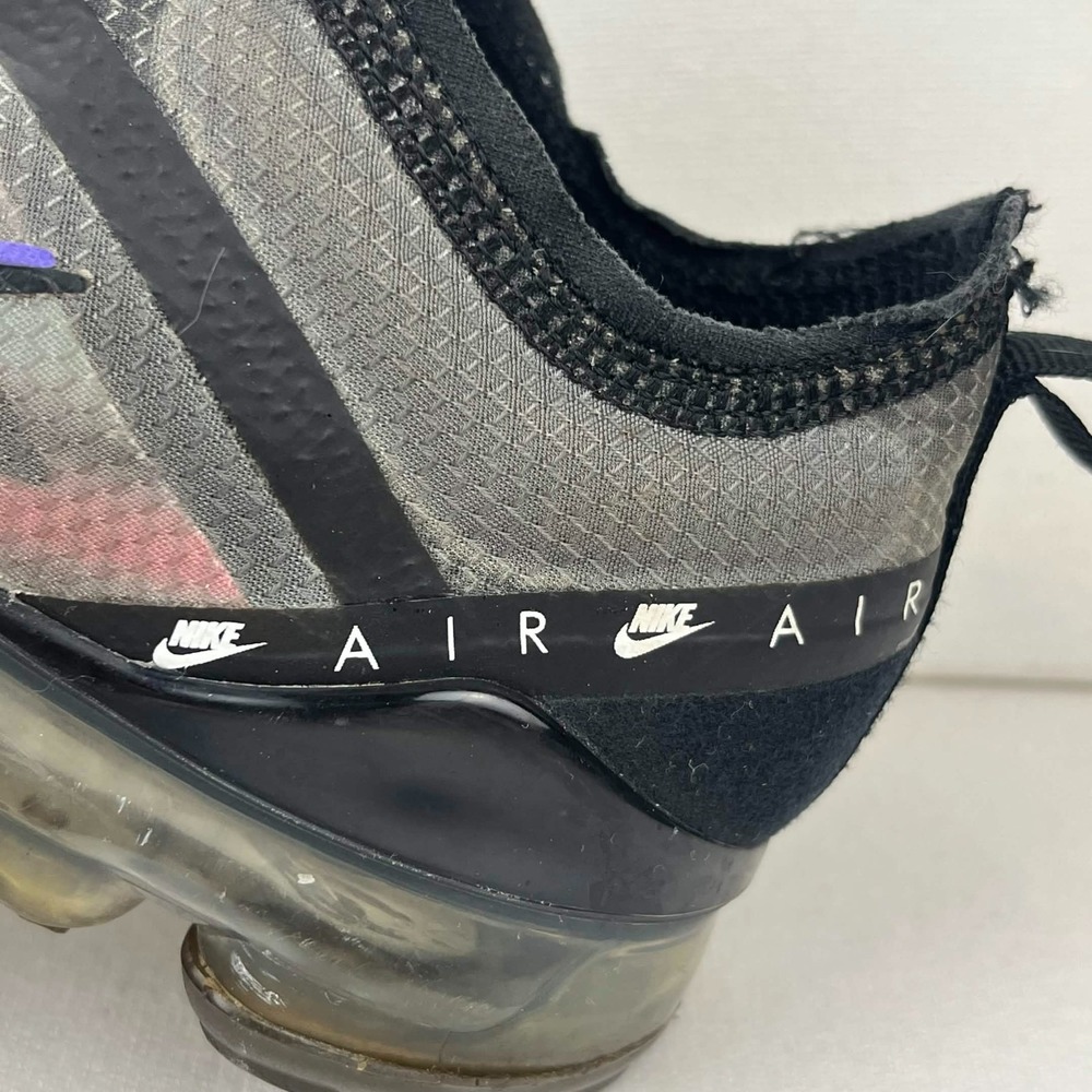 GUC Nike Air VaporMax 2019 GS Black Multi Sneakers Youth Size 4.5Y - Picture 5 of 11